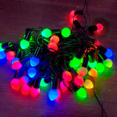 TECHGEAR 40 LEDs 10 m Multicolor Flickering Flower Rice Lights(Pack of 1)