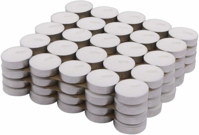 shree murti T-Lite candles 50 pc, 4 hrs burning time(11gm) Candle(White, Pack of 50)