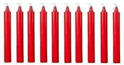 NandN Strawberry Fragrance Candles For Home Decoration Candle(Red, Pack of 5)