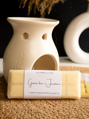 The Umbrella Store Soy Wax Melts- SNAP BAR Cocoa and Vanilla, Burn time of More Than Candle(Yellow, Pack of 1)