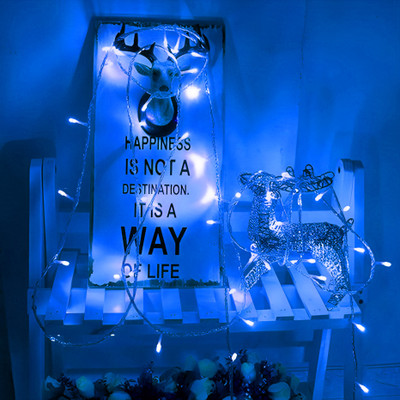 Kingdom 94 LEDs 22 m Blue Steady String Rice Lights(Pack of 1)