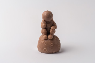 Letsboho Astronaut Candle(Brown, Pack of 1)