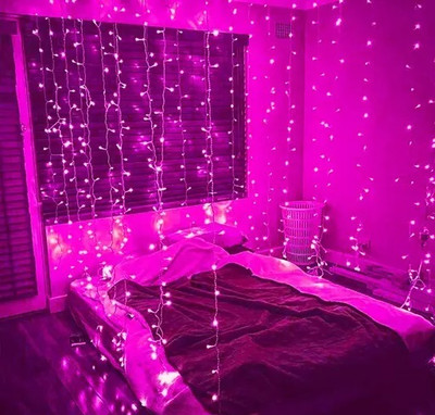Vespa 180 LEDs 21 m Pink Flickering Strip Rice Lights(Pack of 1)