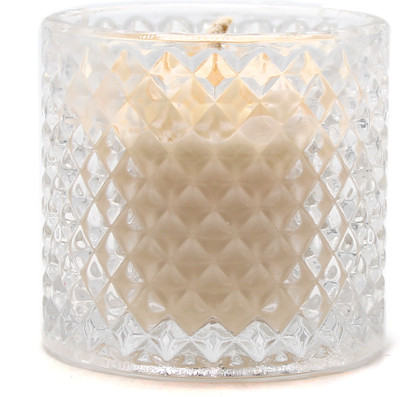 ArtKart Lumos Aromēa Scented – Luxury Soy Wax Gilded Daisy Glow Candle Candle(White, Pack of 1)