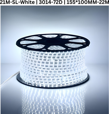 TECHGEAR 1680 LEDs 21 m White Steady Bulb Rice Lights(Pack of 1)