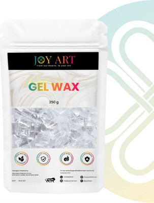 Joy Art Gel Wax 250g | Premium High-Sheen Wax for Decorative Clear & Layered Gel Candles Candle(White, Pack of 1)