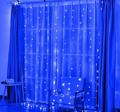 Vespa 96 LEDs 10 m Blue Steady Strip Rice Lights(Pack of 1)