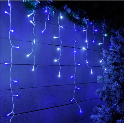 TECHGEAR 180 LEDs 21 m Blue Flickering Bulb Rice Lights(Pack of 1)