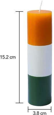 Parkash Candles TCC 01 Candle(Multicolor, Pack of 1)