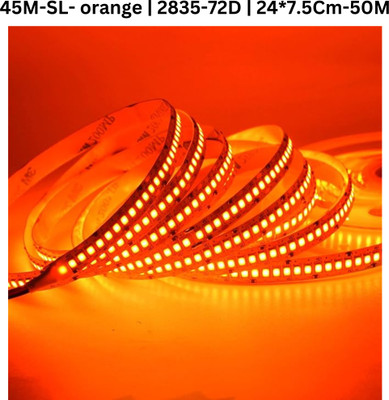TECHGEAR 3600 LEDs 45 m Orange Steady Bulb Rice Lights(Pack of 1)