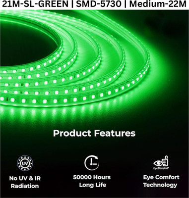 Vespa ® 21 Meter 1680 LED Pixel String Light for Diwali, Christmas Home Decoration. Candle(Green, Pack of 1)