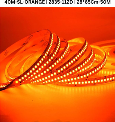 TECHGEAR 3200 LEDs 40 m Orange Steady Bulb Rice Lights(Pack of 1)