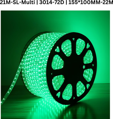 TECHGEAR 1680 LEDs 21 m Green Steady Bulb Rice Lights(Pack of 1)