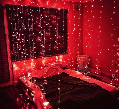 Vespa 180 LEDs 21 m Red Flickering Strip Rice Lights(Pack of 1)