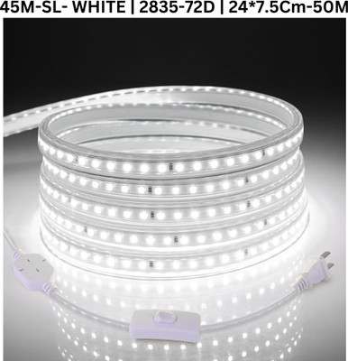 TECHGEAR 3600 LEDs 45 m White Steady Bulb Rice Lights(Pack of 1)