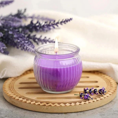 pleasing forest AN_(A_504)_Container_Purple_Pack Of -1 Candle(Purple, Pack of 1)