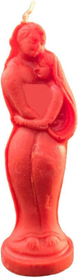 Celestial Red Couple Embrace Ritual Candle – Hoodoo, Conjure, Spellwork Use Pack 1 Candle(Red, Pack of 1)