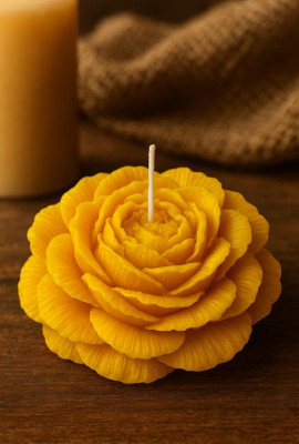 Kamini sales Flower candle Candle(Multicolor, Pack of 4)