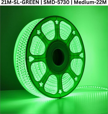 TECHGEAR 1680 LEDs 21 m Green Steady Bulb Rice Lights(Pack of 1)