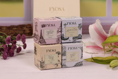 FYOSA Soy Wax Scented Candle| Pack of 4 | Aromatherapy Candles | Meditation, Gifting Candle(Multicolor, Pack of 4)