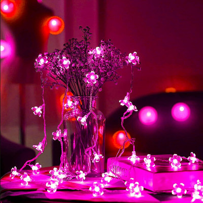 AirMount 16 LEDs 3 m Pink Steady Flower Rice Lights(Pack of 1)