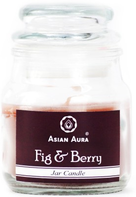 Asian Aura Fig & Berry, Highly Fragranced, Yankee Jar Candle,2.65 Oz Wax (Pack of 1). Candle(Brown, Pack of 1)