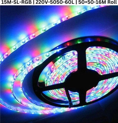 TECHGEAR 1200 LEDs 15 m Multicolor Steady Bulb Rice Lights(Pack of 1)