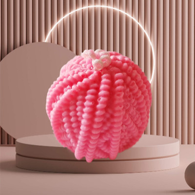 Med Rope Candles Red Floating Shaded Soy Wax Candle Candle(Red, Pack of 1)