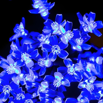 TECHGEAR 16 LEDs 3 m Blue Flickering Flower Rice Lights(Pack of 1)