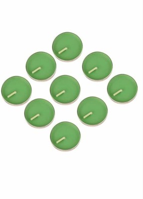 PeepalComm Premium Smokeless Green Wax Tea light Candles for Diwali Decoration S6 Candle(Green, Pack of 150)