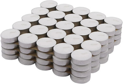 Tradyne SKG Elegant Long Burning Decorative Wax Tea Light Candles Set of 50 | Tealight D Candle(Multicolor, Pack of 50)