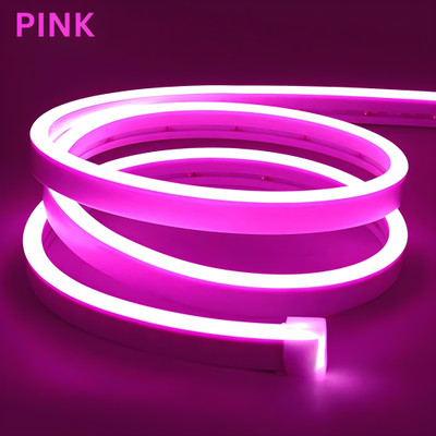 RAYVIX 600 LEDs 4 m Pink Steady Strip Rice Lights(Pack of 1)