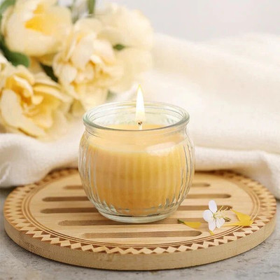 pleasing forest AN_(A_459)_Container_Yellow_Pack Of -1 Candle(Yellow, Pack of 1)
