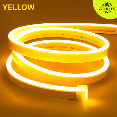 ATULUX 600 LEDs 5 m Yellow Steady Strip Rice Lights(Pack of 2)