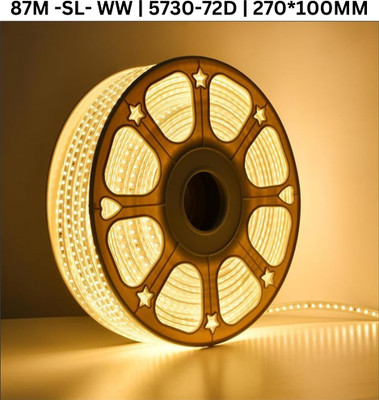 TECHGEAR 6960 LEDs 87 m White, Yellow Steady Bulb Rice Lights(Pack of 1)