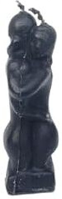 Hecate Wizard Mall Couple Hugging Candle | Healing & Relaxation Magic Soy Candle(Black, Pack of 1)