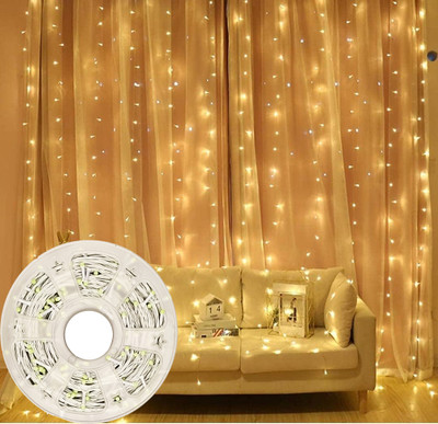 Vespa 228 LEDs 28 m Yellow Steady Strip Rice Lights(Pack of 1)