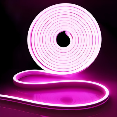 TECHGEAR 600 LEDs 5 m Pink Steady String Rice Lights(Pack of 2)