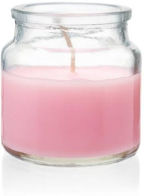 AR Tapes & Plastics Rose Scented Jar Candle - Highly Fragranced Smoke-Free Candle(Multicolor, Pack of 2)