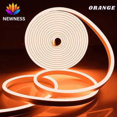 Newness 600 LEDs 5 m Orange Steady Strip Rice Lights(Pack of 1)