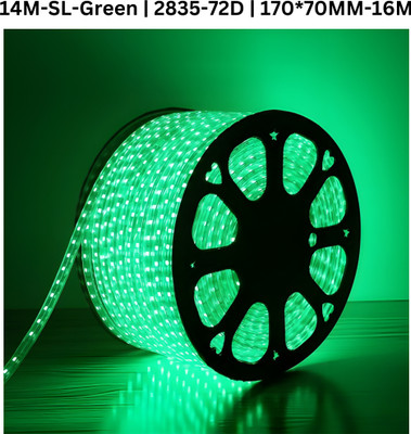 TECHGEAR 1120 LEDs 14 m Green Steady Bulb Rice Lights(Pack of 1)