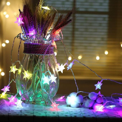 TECHGEAR 40 LEDs 10 m Multicolor Steady Bulb Rice Lights(Pack of 1)