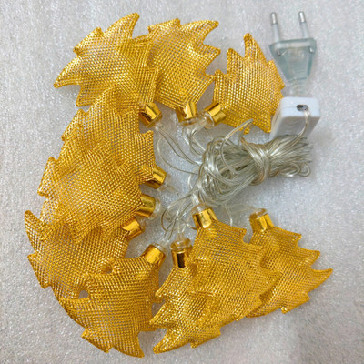 Kingdom 10 LEDs 3 m Gold Steady Christmas Tree Rice Lights(Pack of 1)