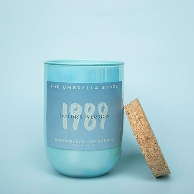The Umbrella Store Scented Candle, 1989 Inspired Candle for Aromatherapy, Soy Wax (1989 TV) Candle(Blue, Pack of 1)