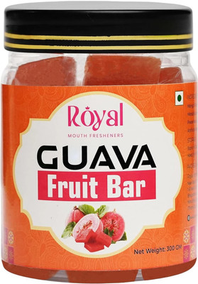 Royal Guava Jelly Bar Sweet & Tangy Fruit Snack Amrud Flavored Chewy Guava Mouth Freshener(300 g)