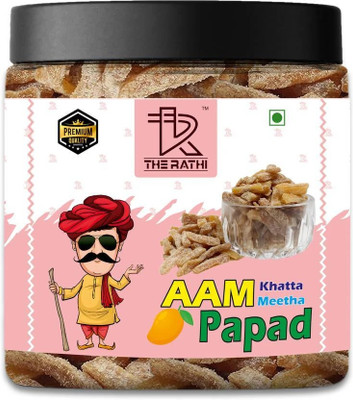 THE RATHI Aam Papad | Dried Mango Papad Dry | Khatta Meetha Aam Papad Churan Pachak Mango Mouth Freshener(500 g)
