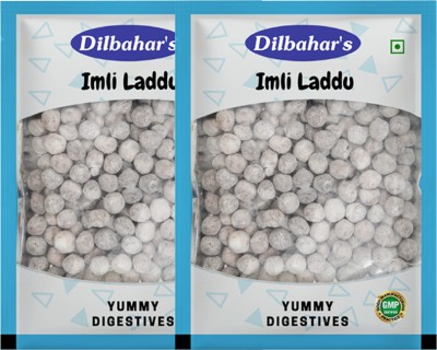 Dilbahar Yummy Digestive Imli Laddu Small 400g Pack of 2 Tamarind(2 x 1 pieces)