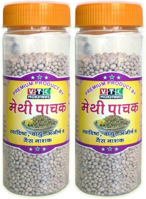 VTC Pure Methi Pachak Churan Natural Best For Gastric Problems Methi Sour Candy(2 x 200 g)