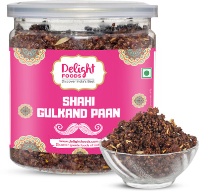 Delight Foods Gulkand Meetha Paan Without Supari | Gulkand Paan | Mukhwas(Mouth Freshener) Meetha Paan Mouth Freshener(300 g)