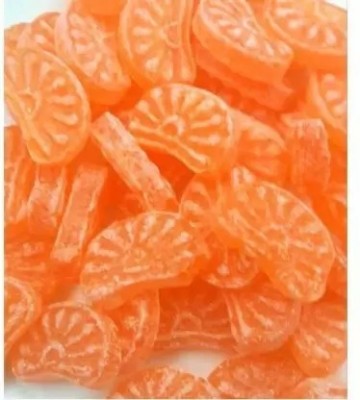 Bharvi Tangy Flavoured Orange Candy Narangi Flavour Candies| Khatti Mithi Narangee Goli ORANGE Toffee(200 g)